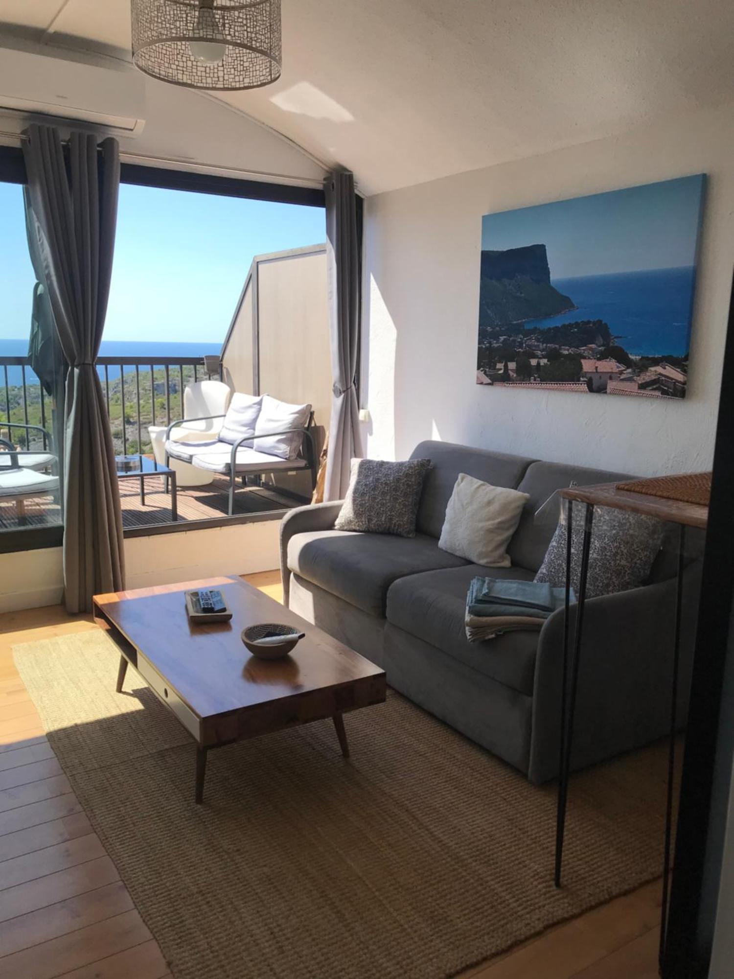 Magnifique Studio Cassis Vue Mer Extérieur photo